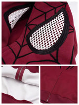 Oversized Y2K Spider Zip-Up Hoodie