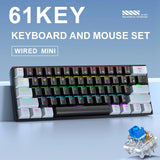 APAYADO K61 Mini Mechanical Keyboard – RGB 61-Key