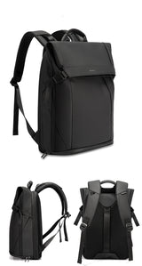 Bange Men Fashion Backpack 15.6 inch Multifunctional Waterproof Backpack Daily Travel Bag Casual School Rucksack with Buckle