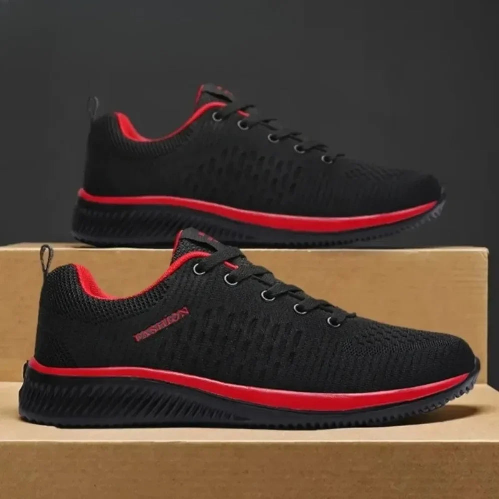 Men's Lightweight Knit Sneakers | Breathable Mesh Athletic Shoes