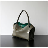Niche Light Luxury High-end Leather Large-capacity First-layer Cowhide Women's Handbag Tote Bag Commuter Leisure Versatile