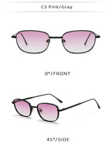 DDDLONG Fashion Small Square Retro Sunglasses Women Classical Vintage Punk Sun Glasses For Men Eyewear Outdoor Shades D626
