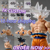 TKCUSTOM TK TK013 TK014 TK015 K016 Dragon Ball SHF Ultra Instinct Son Goku 3.0 Heads Custom Headsculpt Set Action Figures Toys