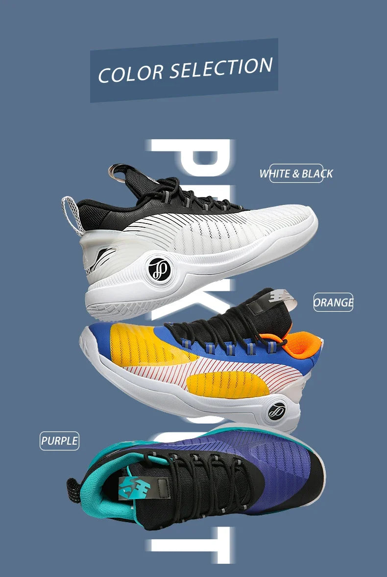 PEAK Tony Parker knight Basketball Shoes Outdoor Non slip Men Sports Shoes Wearable P-MOTIVE Cushion Rebound Breathable Sneakers