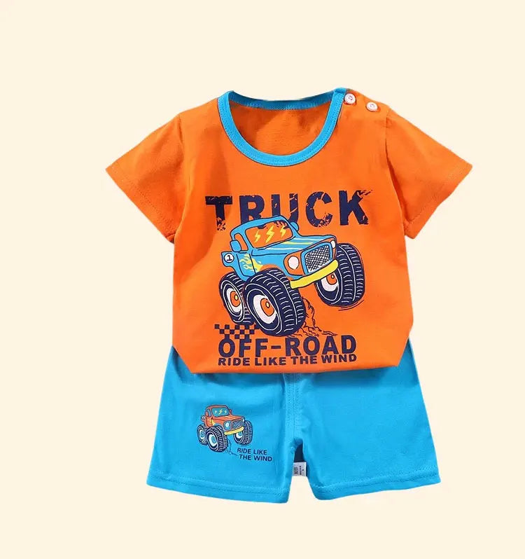 Kids' 100% Cotton Summer Set