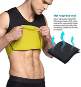 Men Slimming Body Shaper Modeling Vest Belly Reducing Shapewear Fat Burning Weight Loss Waist Trainer Sweat Corset Gym Tank Tops