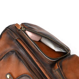 Single Shoulder Bagpack Genuine Leather Chest Bag Outdoor Riding Bag Chest Packs For Biker Men Male Sling Bags Cow Leather