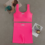 Women’s Deep-V Seamless Yoga Set | USA-Made Premium Workout Suit
