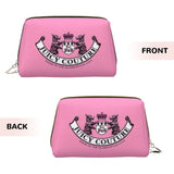J-Juicy-C-Couture Makeup Bag Zipper Pouch Travel Cosmetic Bags Large Leather Portable Cosmetic Bag for Women