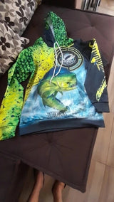 Marlin Fishing Camo 3D Pullover