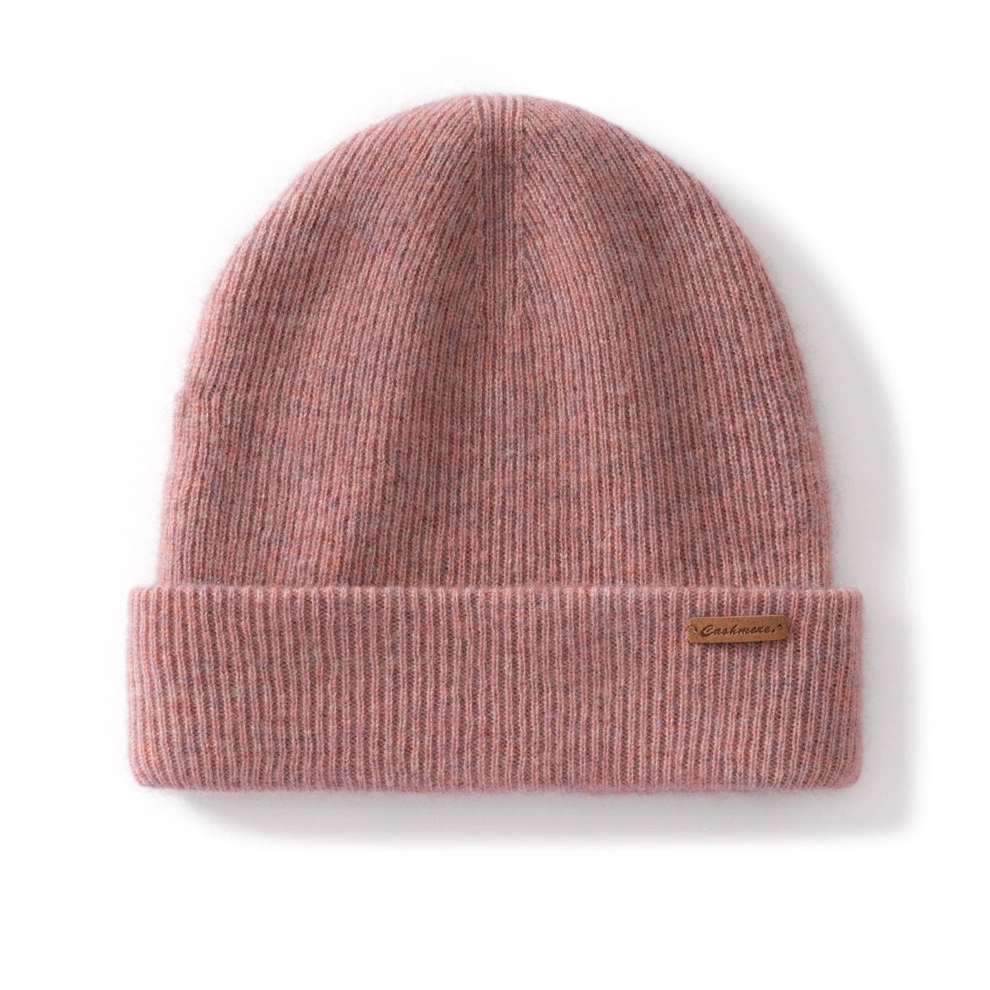 100% Cashmere Beanie Hat – Unisex Knit Winter Cap