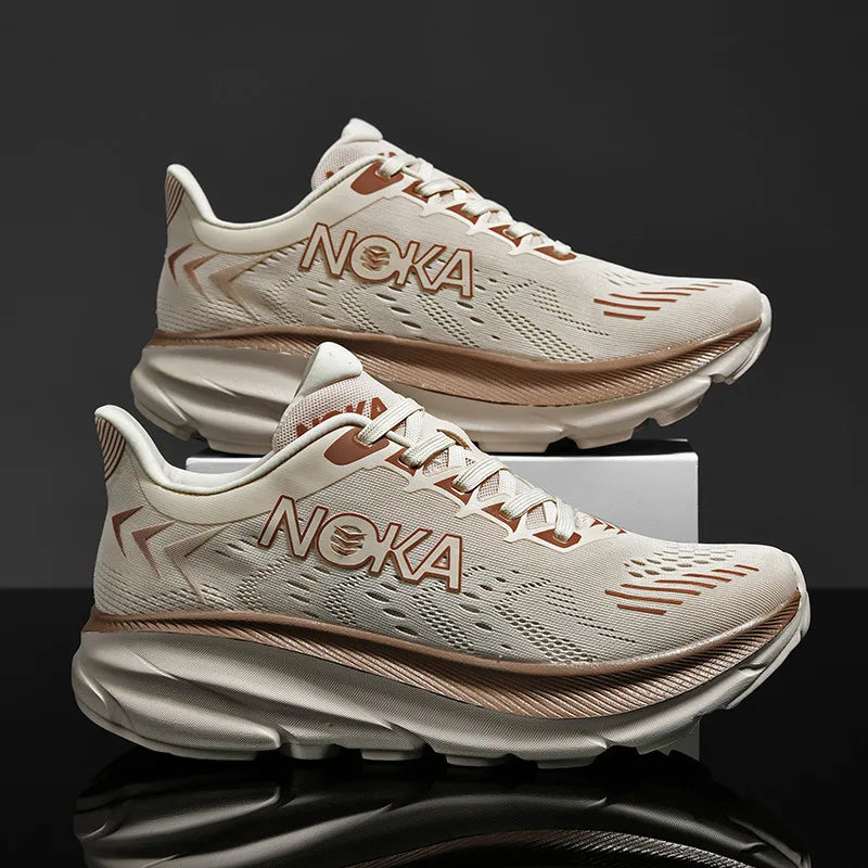 New Fashion Men Light Running Shoes Cushion Training Shoes Lightweight Wear-Resistant Sneakers