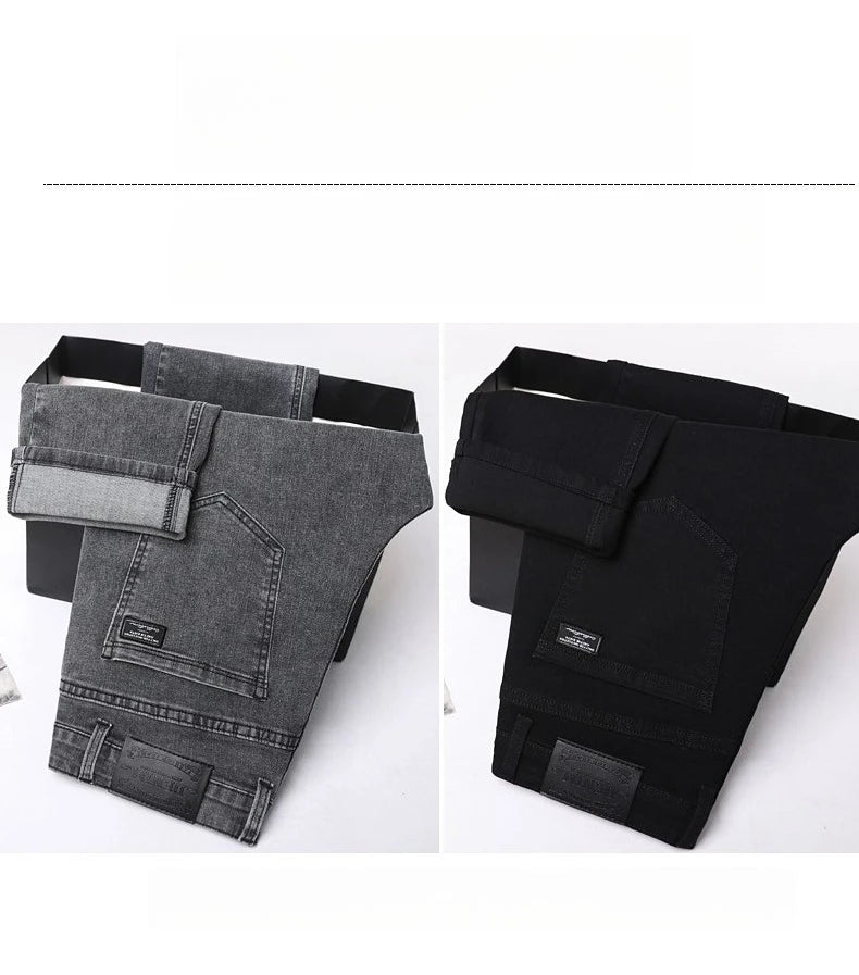 Men's Stretch Straight-Leg Jeans
