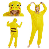 Pokemon Cosplay Costume Men Women Kigurumis Anime Onesie Hallween Carnival Party Outfit Gengar Pikachu Funny Jumpsuit