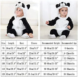 Adorable Animal Cartoon Baby Winter Rompers