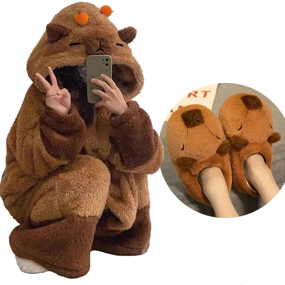 Capybara & Unicorn Character Onesie