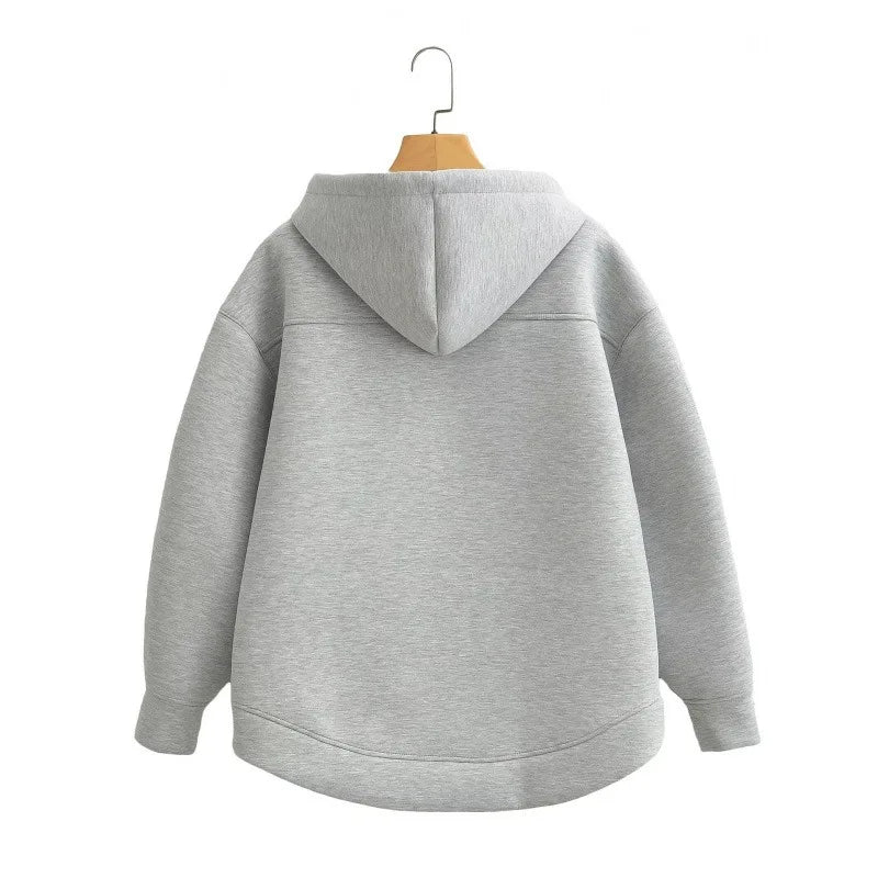 Women’s Oversized Zip-Up Hoodie