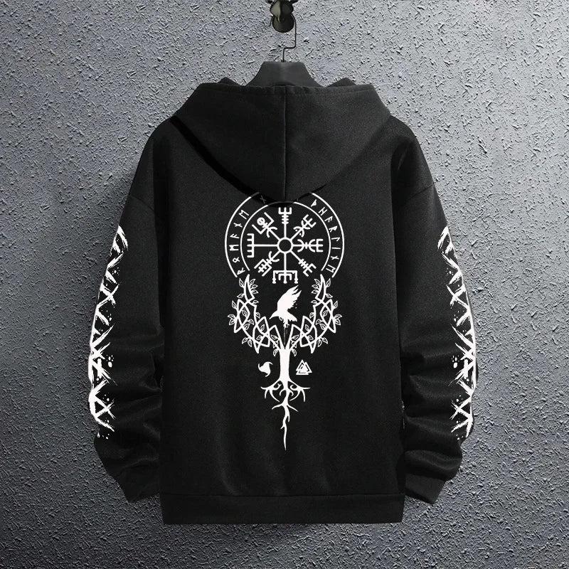 Men’s Classic Black Pullover Hoodie