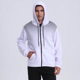 Men’s Slim Fit Polka Dot Zip Hoodie