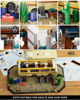 Technical Breaking Bad RV Adventure Camper Bus Car Model Building Blocks Fit Car Vehicle Assemble Bricks Toys For Avid Fans