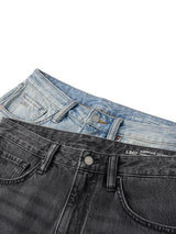 SIMWOOD 2026 Autumn Winter New Loose Straight 13oz 100% Cotton Fabric Jeans Men Washed Vintage Classical Denim Trousers