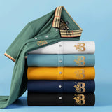 Men's Embroidered Polo Shirt – Breathable Summer Style