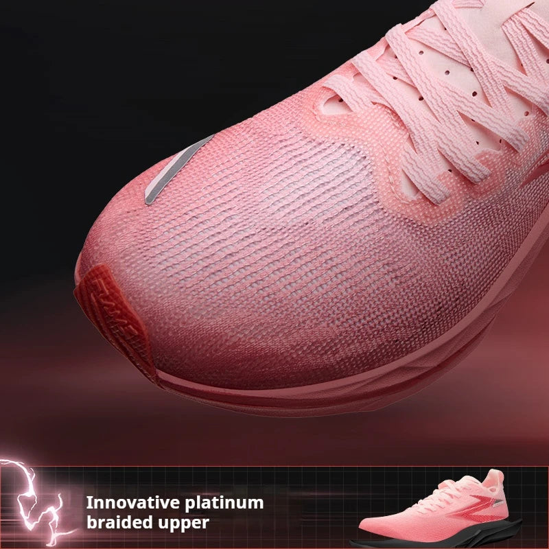 361 Degrees Flame 5 Future Running Shoes New Marathon Plate Racing Carbon Breathable Durable Cushion Stable Sneakers 672612207