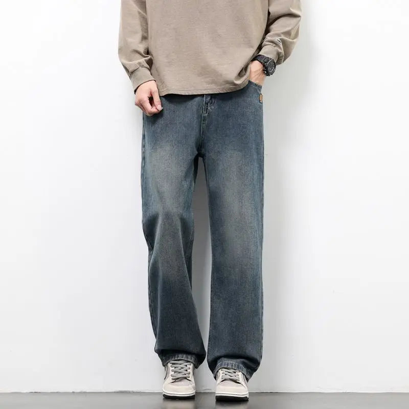 Men's Vintage Loose-Fit Baggy Jeans | Spring & Autumn