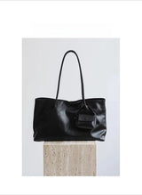 Motingsome Oversized Natural Leather Woman Bags 2025 New Fashion Handbag and Purses Large Capacity Commuter Bag Casual Tote