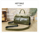 CONTACT'S Genuine Leather Top Handle Bags for Women Sling Shoulder Bags Tote Bag Handbags Metal Frame Female Bags Office Ladies