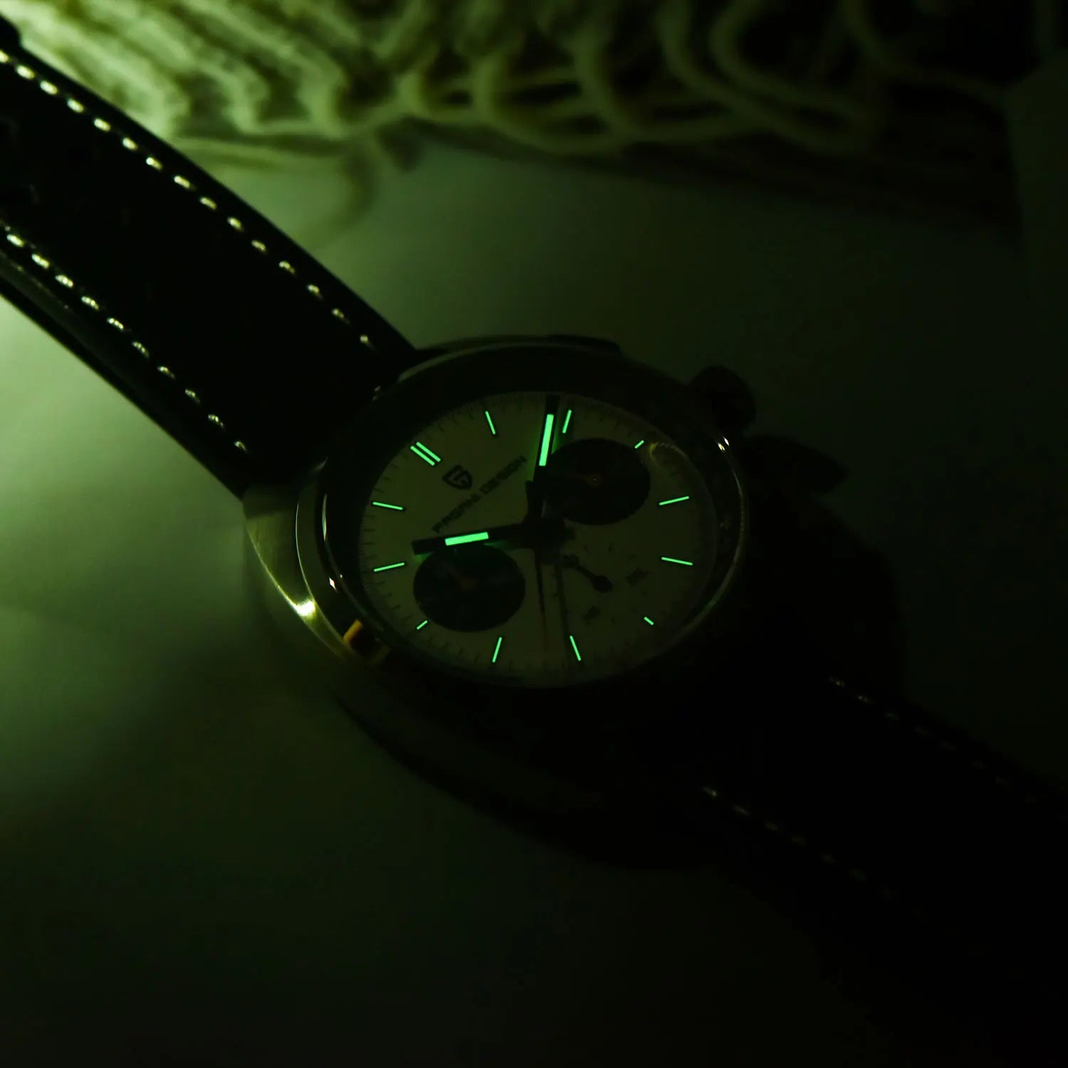 2026 New PAGANI DESIGN Turtle Back Luxury Quartz Watch for Men Fashion Sports Chronograph Men's Watch Luminous Leather strap