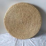 Handwoven Natural Straw Round Tatami Floor Cushion