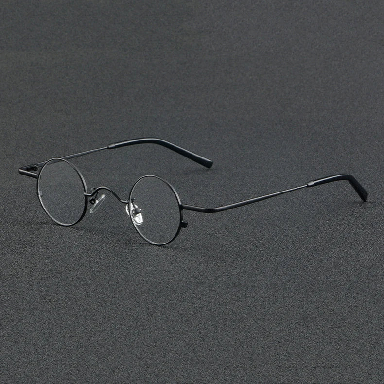 56948 Top Quality Retro Pure Titanium Glasses Frame Lady Trend Small Size Round Optical Eyeglass Frame Men Fashion Clear Eyewear