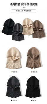Luxe 100% Cashmere Knitted Beanie & Scarf Set