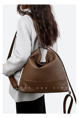 Top Quality Leather Backpack Women Bagpack Female Large Capacityf or Commute Travel School Backpack Shoulder Bags for Women Sac