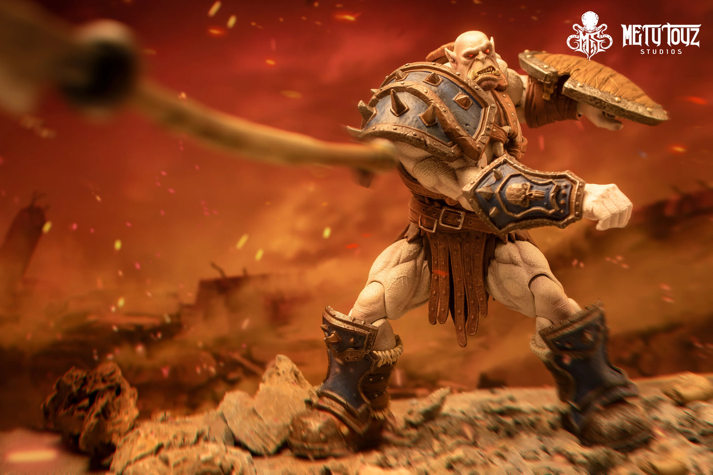 Metytoyz Limited Adventurer World Orc Ork Captain Kagas Bounty Hunter Bloody Hands Morlock Soldier Action Figure Special Edition