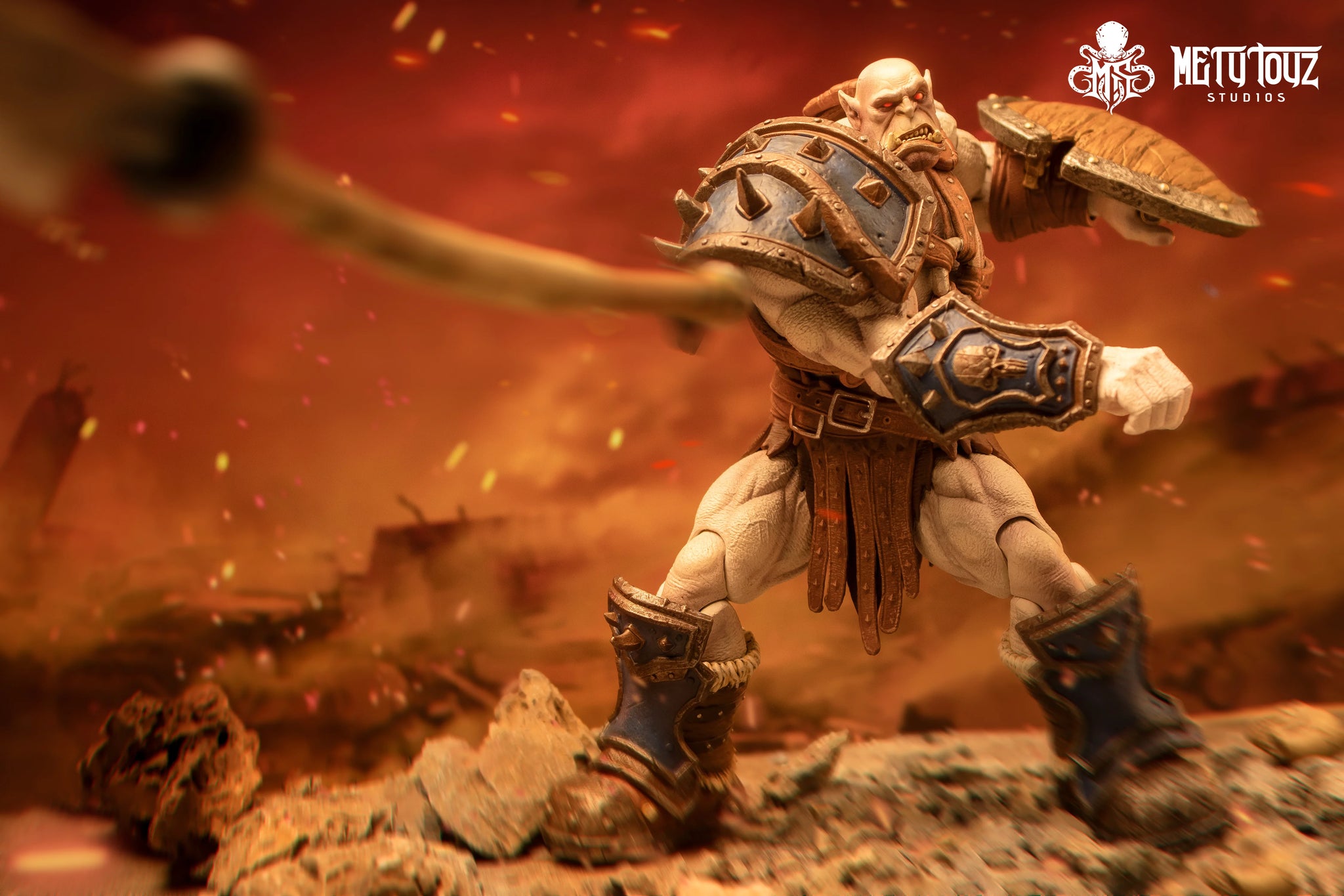 Metytoyz Limited Adventurer World Orc Ork Captain Kagas Bounty Hunter Bloody Hands Morlock Soldier Action Figure Special Edition