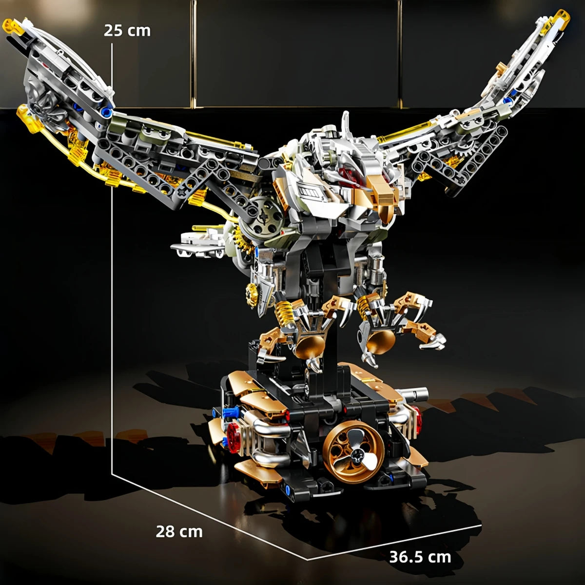866PCS MOC Creative Dragonfly Mechanical Model Building Blocks Kit DIY Construction Toy STEM Learning for Kids Adults Set