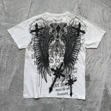 Y2K Gothic Oversized Graphic Tee