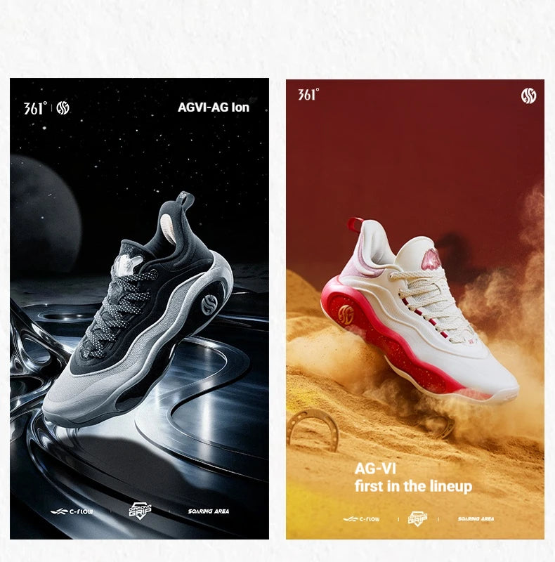 361 Degrees AG 6 Aaron Gordon Men Basketball Shoes New Professional Shock-absorbing Wear-resistant Male Sneakers 572611102