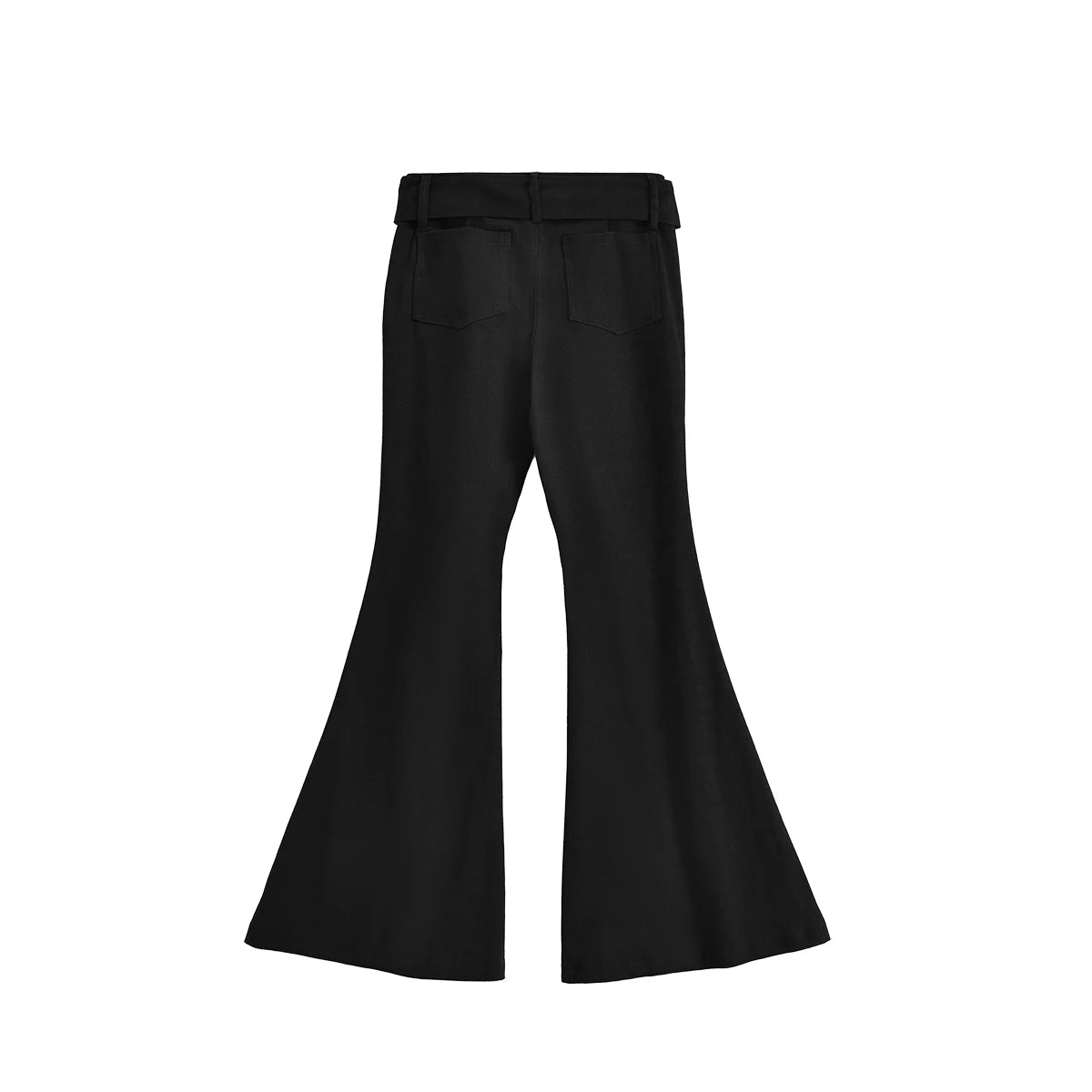 Women's Black High-Waist Flare Jeans | Vintage Y2K Style