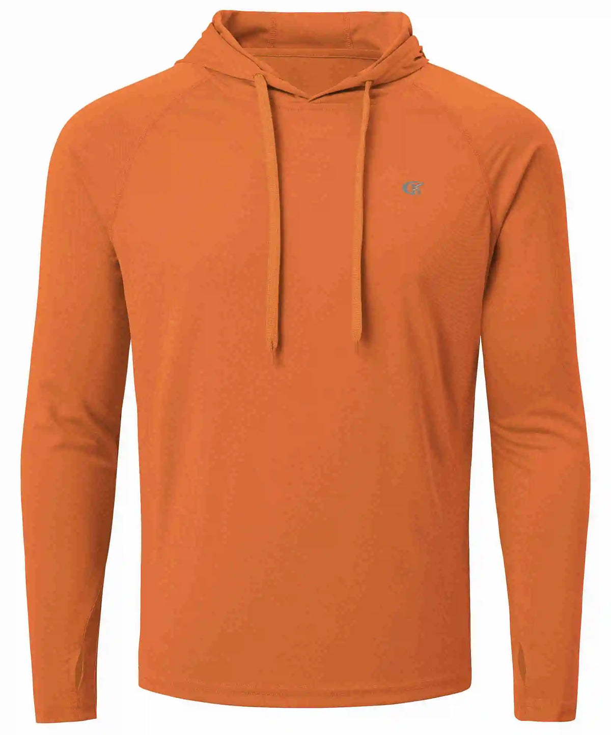 Summer Men's Long Sleeve UPF 50+ Hoodie T-Shirts, Rash Guard Quick Dry T-shirt Outdoor Sport Running Pullover