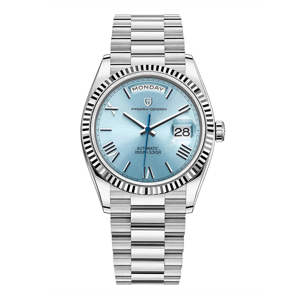 PAGANI DESIGN 2026 New DD36 automatic mechanical men watch Double calendar 36MM Watch For Men sapphire luxury waterproof Watches