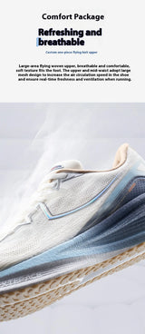 Xtep QINGYUN Running Shoes for Men 2025 Spring Support Shock Absorption Cushioning Lightweight Sport Shoes 975119110053