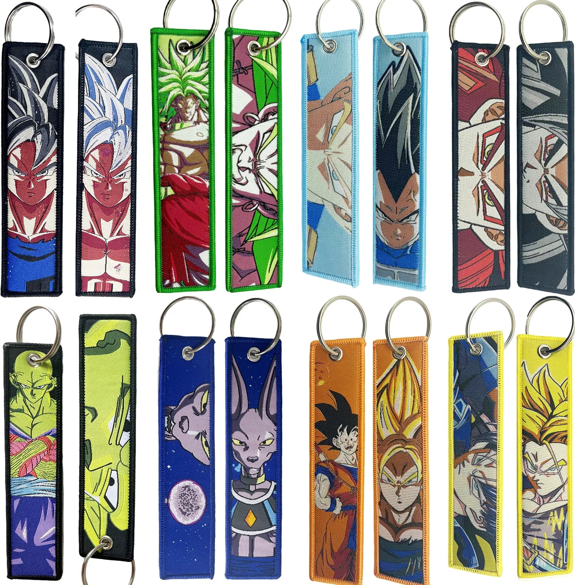 One Piece Anime Embroidered Lanyard & Keychain