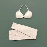 2Pcs HISTELLO Seamless Yoga Sports Set for Women Resistant Backless Bra Pilates Fitness Workout Running Leggings Gym Suit