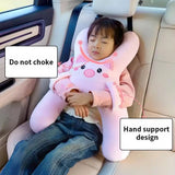 Car Seat Safety Neck Pillow Cute Children's Headrest Lumbar Support Anti Pinch Neck Cute Cartoon Sleeping Pillow