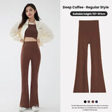 Women's High Waist Stretch Flared Pants