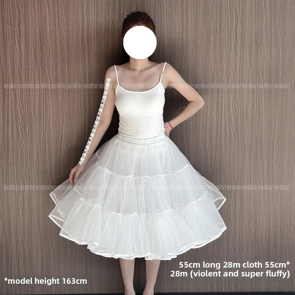 Fluffy Mesh Petticoat Underskirt – Lolita Crinoline