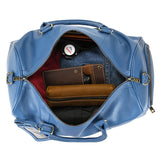 Natural Cowskin Travel Bags Waterproof Men's Leather Overnight Bag Handbag For Plane Luggage Men Male Weekend Bag Business 55cm